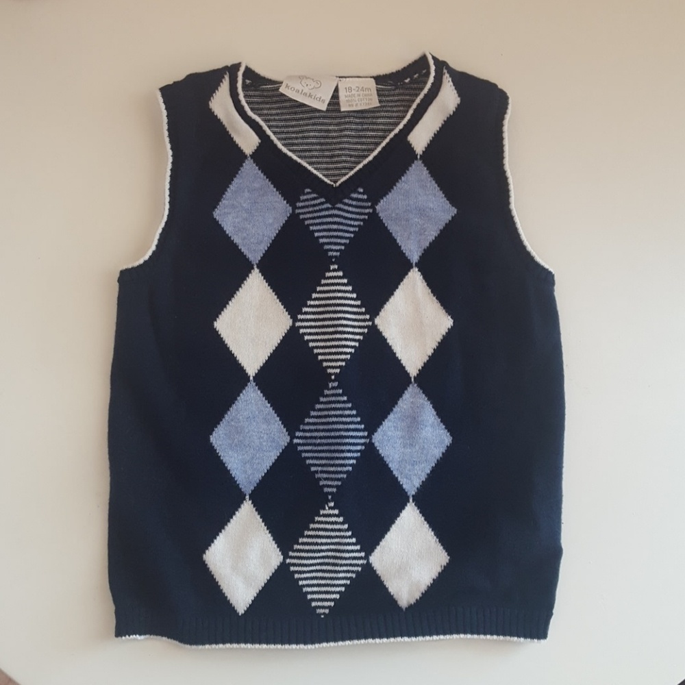 Toddler boys golfing vest
